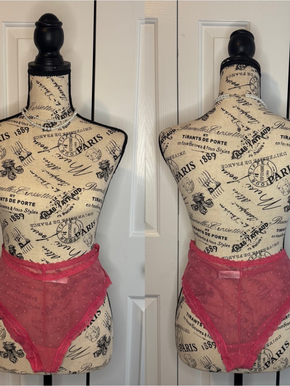 Victoria's Secret Pink Cheeky Lace Bikini Briefs